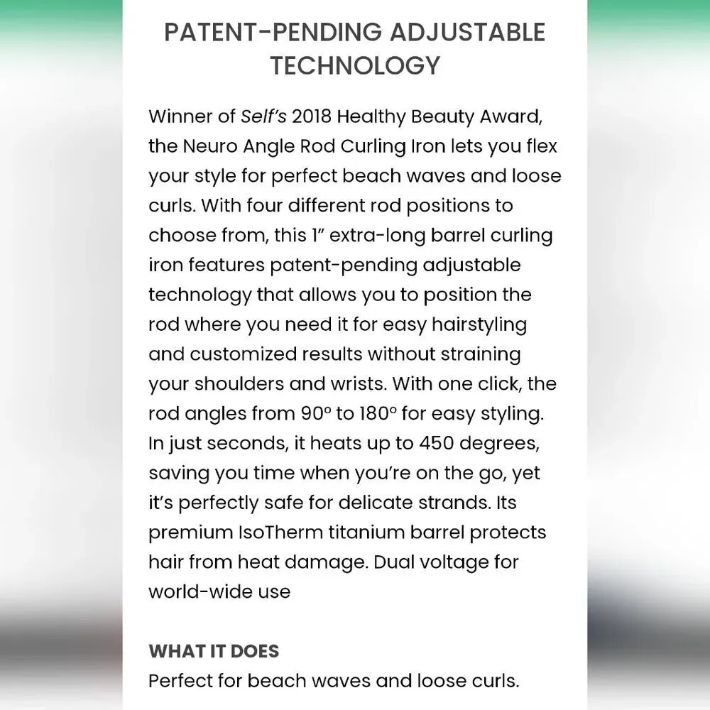 Paul Mitchell Neuro Angle 1
